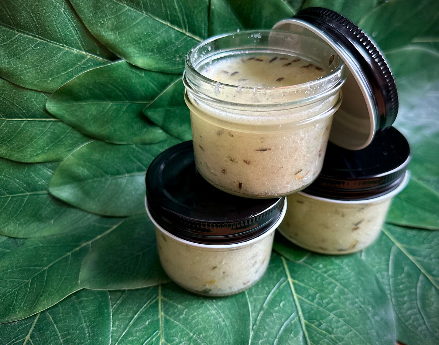 Lavender Coconut Oil Salt Scrub