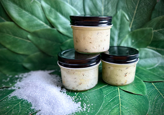 Lavender Coconut Oil Salt Scrub